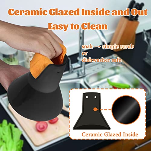 Large Ceramic Roaster Rack for Turkey&Big Chicken,Beer Can Turkey Stand Vertical Poultry Ceramic Steamer,Non-stick Ceramic Cooking BBQ Accessories For Grilling like Kamado Grill,Ovens,Smokers (Large) - color: Large