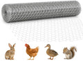Chicken Wire Fence 1.2 Inch Hexagonal Mesh, Galvanized Wire Mesh Roll, Poultry Netting for Chicken Coop, Garden Fence, Rabbit Fence, Craft Projects, Yard and Plant Protection (47.24in*99FT) - size: 47.24in*99FT