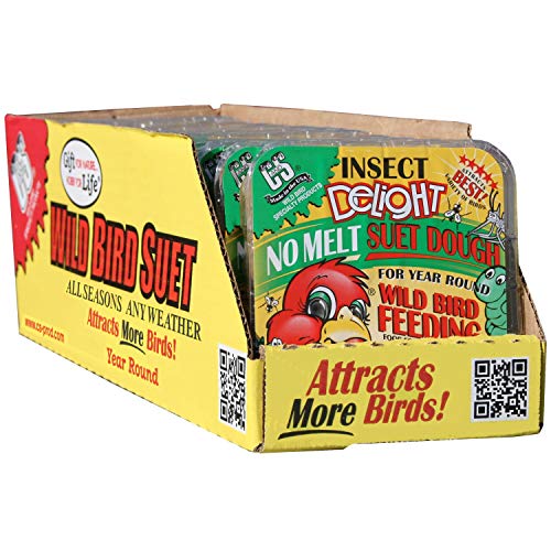 C&S Insect Delight No Melt Suet Dough, 12/pack 11.75 Ounces - style: Insect 12-Pack