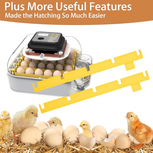 Exclusive 2-Pack Egg Turner Support Bars for Maticoopx 30 Incubator | Holds 5 Baskets Automatic Egg Roller, Sturdy & Durable