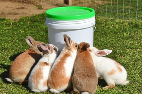 Farmight Automatic Poultry Waterer Kit – Leak-Free Large Self-Filling Cups with Drill Bit for Chickens, Ducks, Quail, Geese & Turkeys - 5 Pack