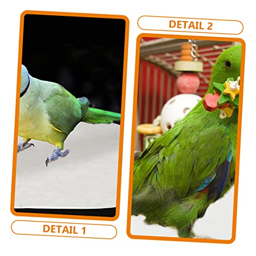 Yardwe Parrot Cage Bottom Sheets 100pcs Disposable Liners Round Bird Cage Liner Paper