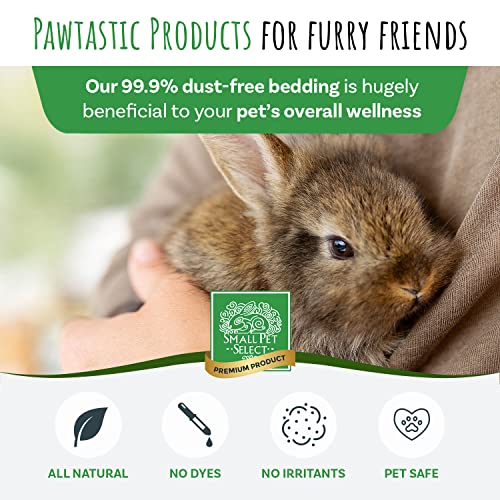 Small Pet Select Paper Bedding, Brown, Odor Control, 178 L, 2-Pack | Soft Natural Absorbent Bedding, Odor Control, Made in USA, For Guinea Pigs, Rabbits, Hamsters & Small Pets - size: 356 L (2-Pack - 178 L)