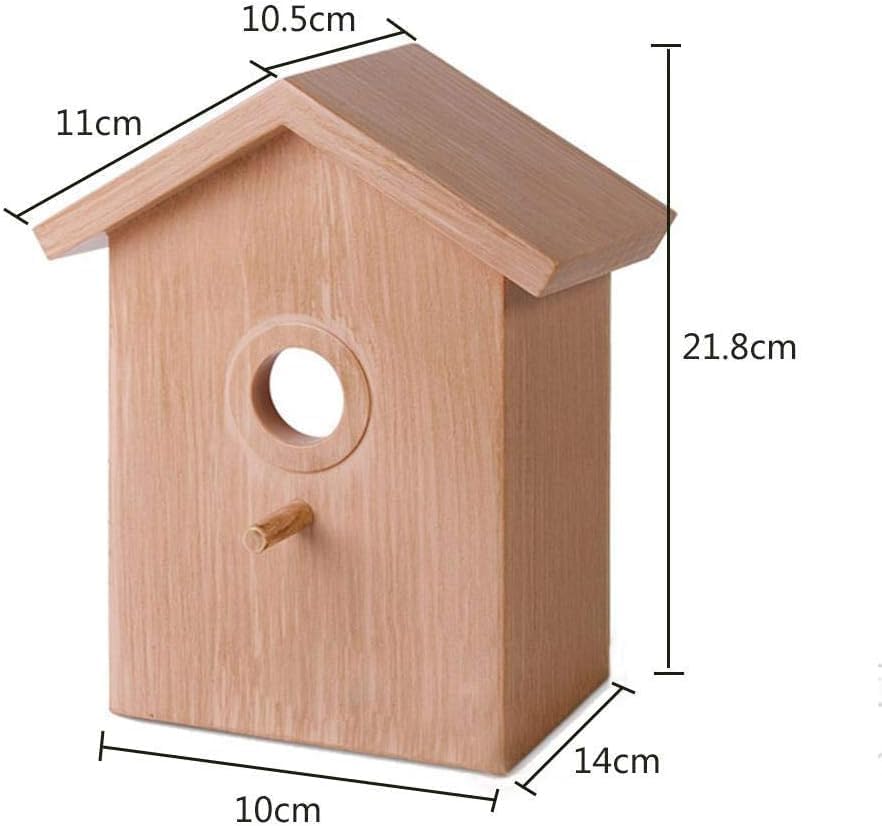 Spy House See Through Two Way Mirrored Bird House - Suction Cup Window Mounted Bird Nesting Box