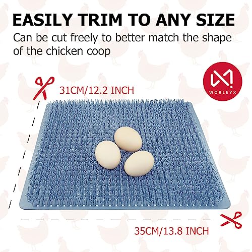 Washable Chicken Nesting Pads for Laying Eggs, Silicone Nesting Pads -2Pack - size: 2PCS