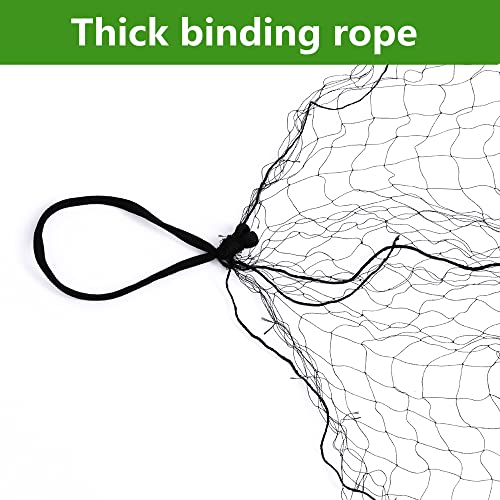 Mist Net Deep Pockets Nylon 110/2D 15mm Mesh Size Bird Netting,Invisible Net,Anti Wind System,Airport Bird Prevention (10x20 ft) - size: 10x20 ft