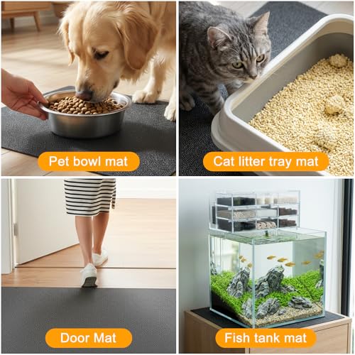 Under Pet Cage Mat for Bird Cages, Dog Kennels, Reptile Aquariums, Dog Kennels, Water-Resistant Pad for Hard Floors and Surfaces (XX-Large) - size: XX-Large