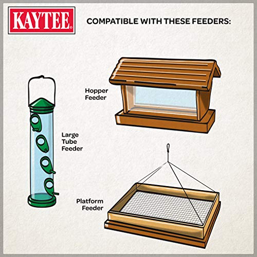 Kaytee Ultimate Birder's Blend Food,Wild Bird Seed for Grosbeaks,Cardinals,Nuthatches,Woodpeckers & More Outside Feeders,10 Pound,(Pack of 2) - size: 160 Ounce (Pack of 2), style: Birder's Blend