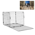 Universal Varmint Cage Feeder Guard for 30/55 Gallon Barrel Steel | Powder Coated Black