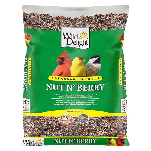 Wild Delight 366050 Nut N' Berry Bird Food, 5 lb, Multi - size: 5 Pound (Pack of 1), style: Nut N'Berry 5lb
