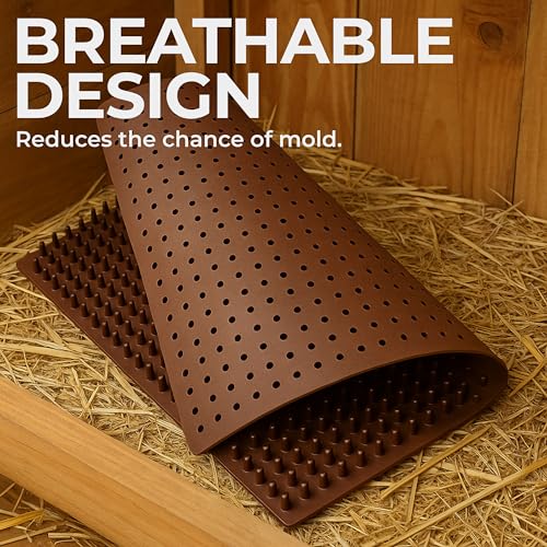 6X Washable & Reusable Nesting Pads for Chicken Coop - 6 Pack - Durable Nest Box Pads for Egg Laying Hens