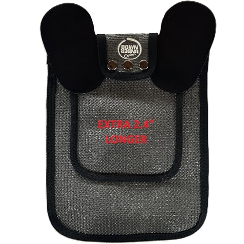 DOWN UNDER OUTDOORS 2 Medium-Large Chicken Saddles Extra Long Grey Mesh | Adustable Straps, Chicken Apron, Poultry Saver, Pet Supplies, Including Shoulder Covers, Protection from Feather Pecking - color: Dark Grey Mesh