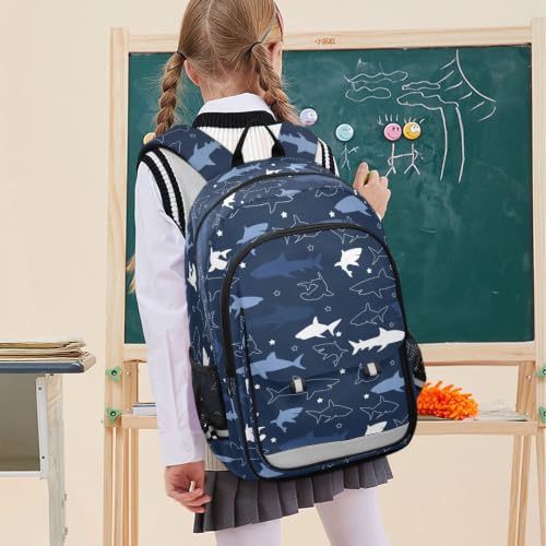 Kids Backpack Elementary Middle School Bags for Boys Girls | Travel, Daypack, Lightweight, Waterproof, with Reflective Strip - color: Multi 17