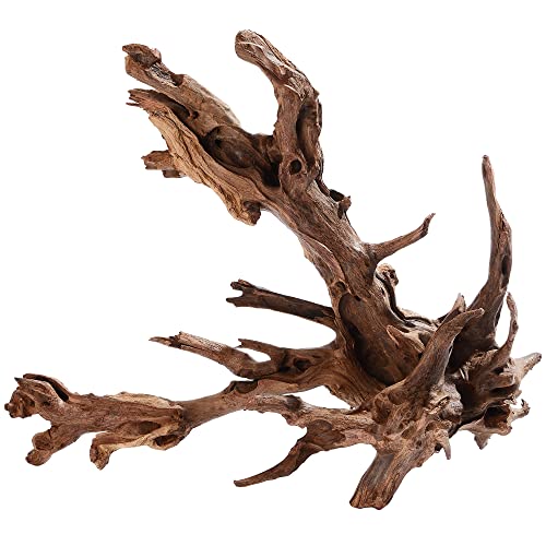 Natural Large Driftwood for Aquarium Decor Fish Tank Decor Reptile Decor | Assorted Driftwood Branch, Natural Driftwood for Aquascaping and Reptile Decor - size: Mopani Driftwood 13 to 17 Inch (Pack of 1)