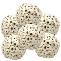 Bonka Bird Toys 2117 Pk6 Sola Atta Balls Foot Talon Craft Part Parrot Bird Toys Conure Parakeet Cockatiel - color: Pk-6 Sola Atta Balls