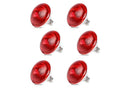 6 Pack 250W Chicken Heat Lamp Bulbs, Infrared Heat Lamp for Chickens, Heat Light Bulb for Brooder Coop, Food Service, Chicks, Pet, Reptile