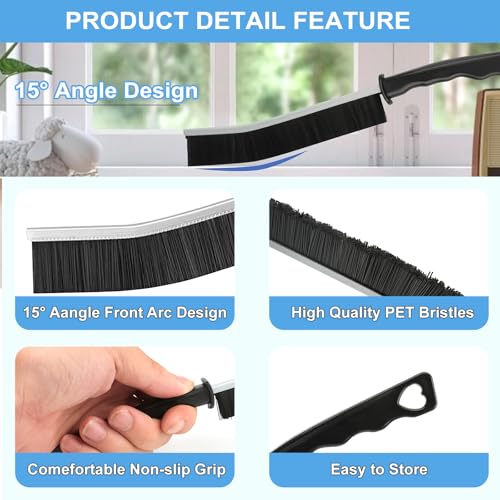 Dfacio 11Pcs Crevice Cleaning Brush Set, Hard Bristle Cleaning Supplies for Kitchen, Bathroom, Corner, Grout, Sink