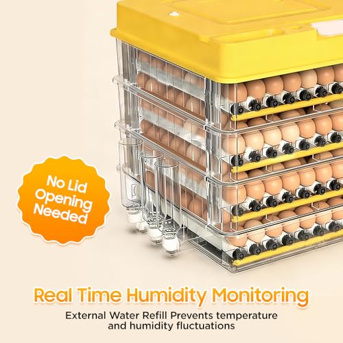 Egg Incubator - 2026 New Egg Incubator with Automatic Egg Turning and Humidity Control,Large Poultry Hatcher for Chickens Birds Ducks (288 Eggs)