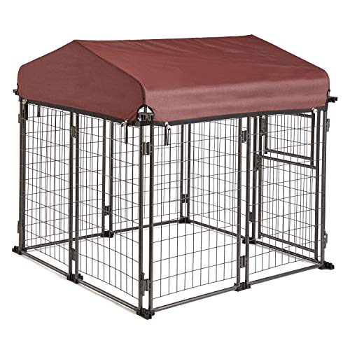 TWO by TWO Haven Expandable Kennel, Black, Medium