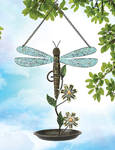 Sunset Vista Designs Dragonfly Birdfeeder, 13-Inch