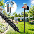 Heavy Duty Bird Feeder Pole - 88" Adjustable Bird House Stand Outdoor, Anti-Tip Auger & Stable Mount for Smart Camera Birdfeeder,Bluebird House, Bird Buddy, Birdfy - size: 88''