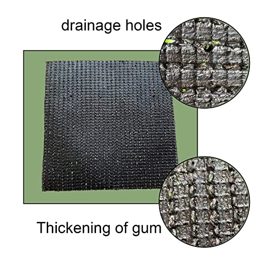 Chickens Nesting Box Pads 6 Pcs Washable Fake Turf Mats Grass Carpet Reusable Hens Nest Boxes Pad Chicken Coop Bedding for Laying Eggs (12 x 12 x 0.78 Inches) - color: 【Green】