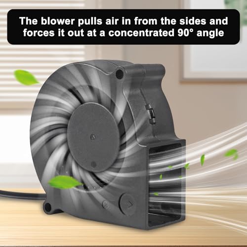 ACEIRMC 4pcs 75x30mm Blower Cooling Fan Turbine Centrifugal Fan 5V Brushless USB Sleeve Bearing/Dual Ball Bearing 2 pin Computer Fan Multi Used