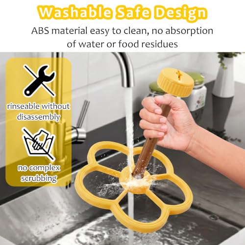 Washable Bird Spinning Perch Toy, with 1.8'' Washer Fit Most Cages | 360° Rotation Perch with Anti-Slip Texture, Sturdy Hanging Parakeet Cage Toy for 1-2 Birds Cockatiels Budgies Lovebirds - color: Yellow