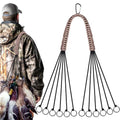 Duck & Bird Tote with 12 Drops Slip Ring, Metal Loop Goose & Duck Hanger, Waterfowl Tote, Dove Bird Carrier, Paracord