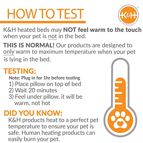 K&H Pet Products Small Animal Outdoor Heated Pad,Waterproof,Chew Resistant,Safety Listed,Indoor Outdoor Heater Warming Pad for Cat Houses,Rabbit Hutches,or Chick Brooders-12 X 9in Tan 25W (Pack of 12) - size: Petite 9 X 12 Inches (Pack of 12)