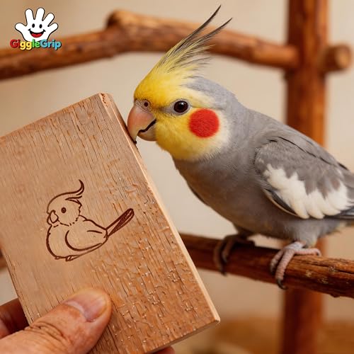 16 Pack Pine Wood Bird Chew Toys, Wood Slices for Active Chewers | Natural wood chew slices for parakeets, cockatiels, conures and lovebirds; each slice measures 3.9 x 2.1 in. - style: 16 Large Slices
