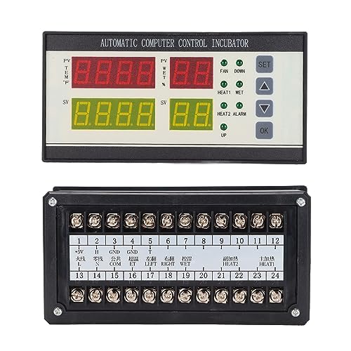 Incubator Controller XM-18ZH Fahrenheit 7-Way for Hatching Eggs | Digital incubator controller with Fahrenheit display.7-way output.Temp humidity sensors.Built in alarm.Adjustable egg turning