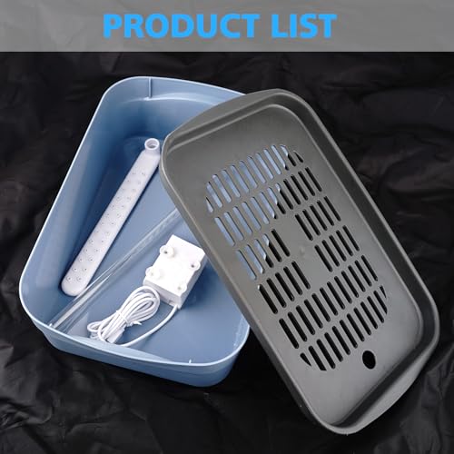 Automatic Bird Bath for Cage Indoor Parrot Bath with Shower Water Circulated Controller Bird Cage Accessory for Parakeets Cockatiel African Grey Lovebird