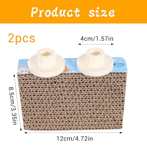 2 Pieces Bird Chew Toy Parrot Perch Stand Platform Paw Grinding Stick Grinding Stand Parrot Cage for Macaws, Small Parakeets, Conures, Budgies