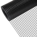 Zevemomo 36" x 100' 1/2inch Hardware Cloth, Black Vinyl Coated Chicken Wire Fence Galvanized Welded Mesh Roll for Home Garden Rabbit Cage - size: 36" x 100' 1/2inch