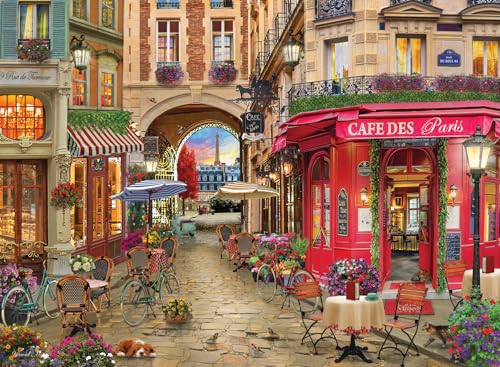 Anatolian Puzzle - Cafe des Paris, 1000 Piece Jigsaw Puzzle, 1134 - color: Cafe Des Paris
