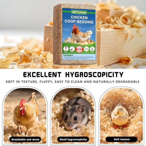 Pine Shavings | Wood Shavings | Chicken Coop Bedding | All Natural | Chicken Coop | Chicken Bedding | Pet Bedding | Small Animal Bedding | Odor Control (1 LB) - size: 1 LB