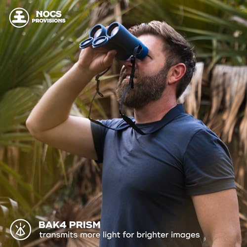 Nocs Provisions Field Issue Compact 10x42 Waterproof Binoculars, Shockproof | Fogproof,10X Magnification, Bak4 Prism, Multi-Coated Lens, Adults & Kids, Hunting, Bird Watching, Hiking & Wildlife Viewing - color: Sage Green, size: 10x42
