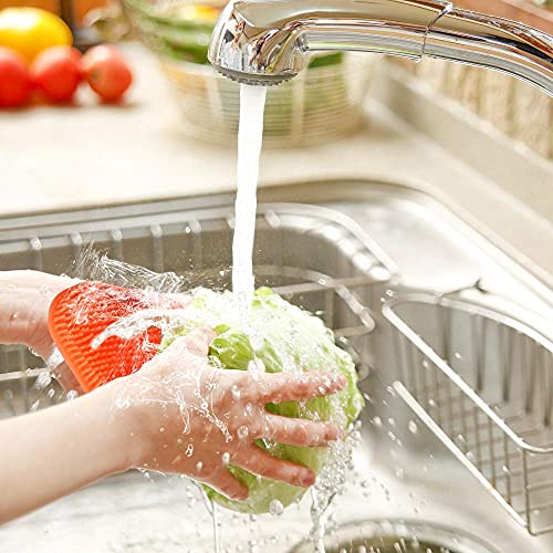 3PCS Silicone Dish Sponges, Multi-Purpose Kitchen Gadget Brush | Silicone Dish Sponges,Multi-Purpose and Efficient Sponge Kitchen Gadgets Sponges,,Especial Delicate Kitchen Sponge Brush