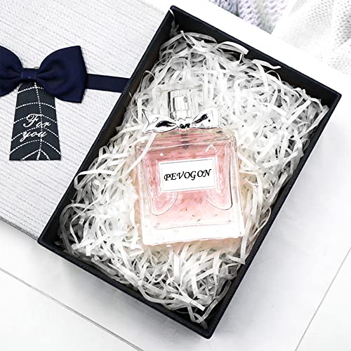 PEVOGON White Easter Grass Filler Paper Shreds for Easter Basket Gift Packaging Filling Egg Stuffer Party Supplies Decoration, 200G - color: White