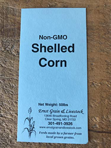 Ernst Grain & Livestock Shelled Corn, Non-GMO, 46 lb – Perfect Feed for Deer, Squirrels, Chickens, Ducks, Rabbits, Geese, and More!