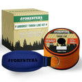 FORESTER Arborist Throw Line Kit | Throw Weight & 166ft Rope | Ultra Slick 100% Polyester Rope | Arborist Equipment for Tree Climbing - style: 9oz Throw Weight