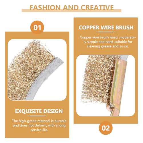 GANAZONO Bird Cage Cleaning Brush Wire Brush for Cleaning with Long Handle Narrow Cage Cleaner Set with 2 Heads for Birdcages and Feeder Cups Easy Water Rinse - size: 24X3X2CM
