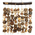Extra Large Parrot Toy, 21-Inch Natural Wooden Macaw Chew and Shred Toy for African Grey, Macaw, Amazon Parrots and Other Medium to Large Parrots