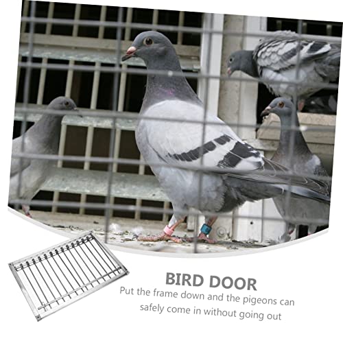 Steel Pigeon Cage Door Bird Racing Entry Door Pigeon Supplies Secure Lock