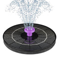 3.5W Solar Bird Bath Fountain Pump, Solar Powered Water Pump, Outdoor Water Fountain with 8-in-1 Nozzles, 4 Fixed Pipes for Hummingbirds, Garden, Pool, Pond