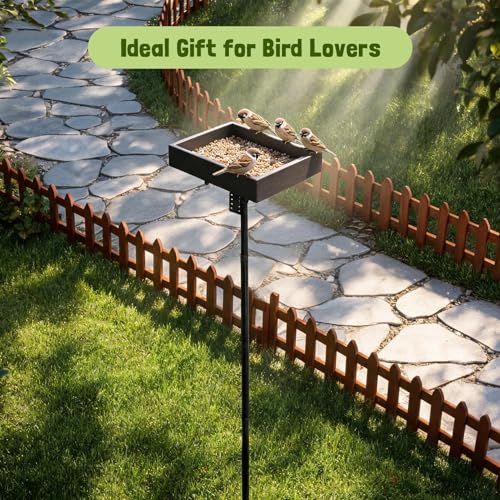 Smart Bird Feeder Pole Stand 79in Bird House Pole for Camera Birdfeeder Station