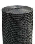 Black Hardware Cloth 1/2 inch 36 x 100 Ft 19 Gauge | Vinyl Coated Wire Mesh Roll, Chicken Wire Fence, Chicken Wire Mesh, Garden Fencing, Tree Guard, Chicken Coop/Run Cover - size: 1/2inch 36''x100'