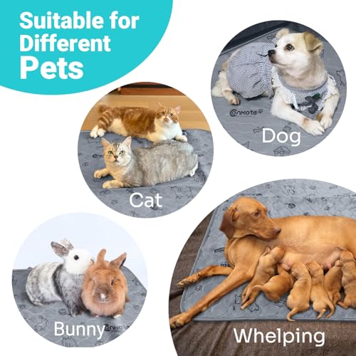 Extra Large 72"x72" Washable Pee Pads for Dog Super Absorbent, Reusable Pee Pads Non-Slip Waterproof Pet Training Mats for Playpen, Crate, Floor, Incontinence, Housebreak | Reusable Pee Pads Non-Slip Waterproof Pet Training Mats for Playpen, Crate, Floor,