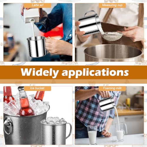 Dog Food Scoop 1.5 Cup,304 Stainless Steel Dog Food Measuring Cup,1.5 Cup Pet Food Scoop for Dogs Cats - size: 1.5 cup